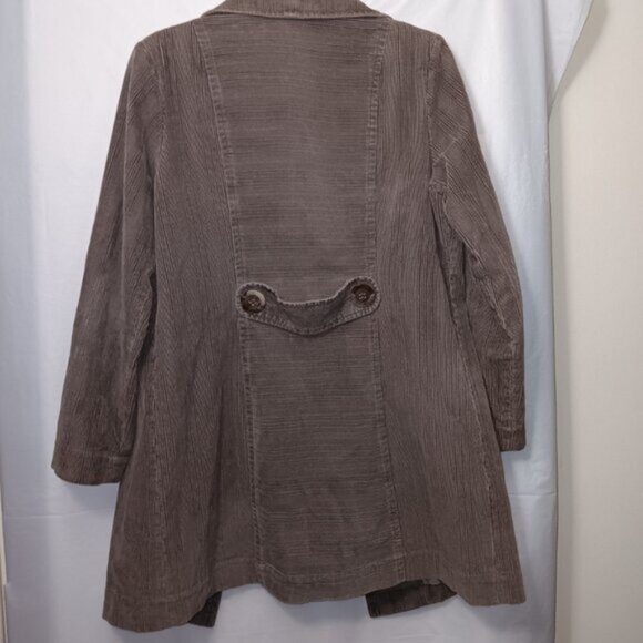 J.JILL  LIGHT WEIGHT CORDUROY TRENCH COAT - Picture 10 of 14